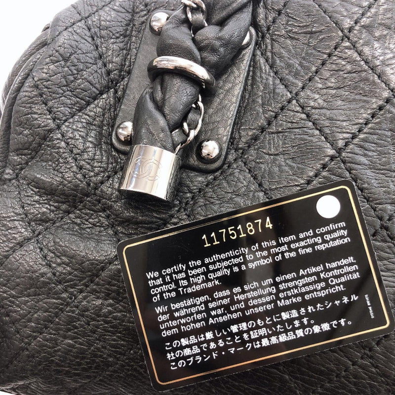CHANEL Handbag Matelasse Luxury line leather black SilverHardware Women Used - JP-BRANDS.com