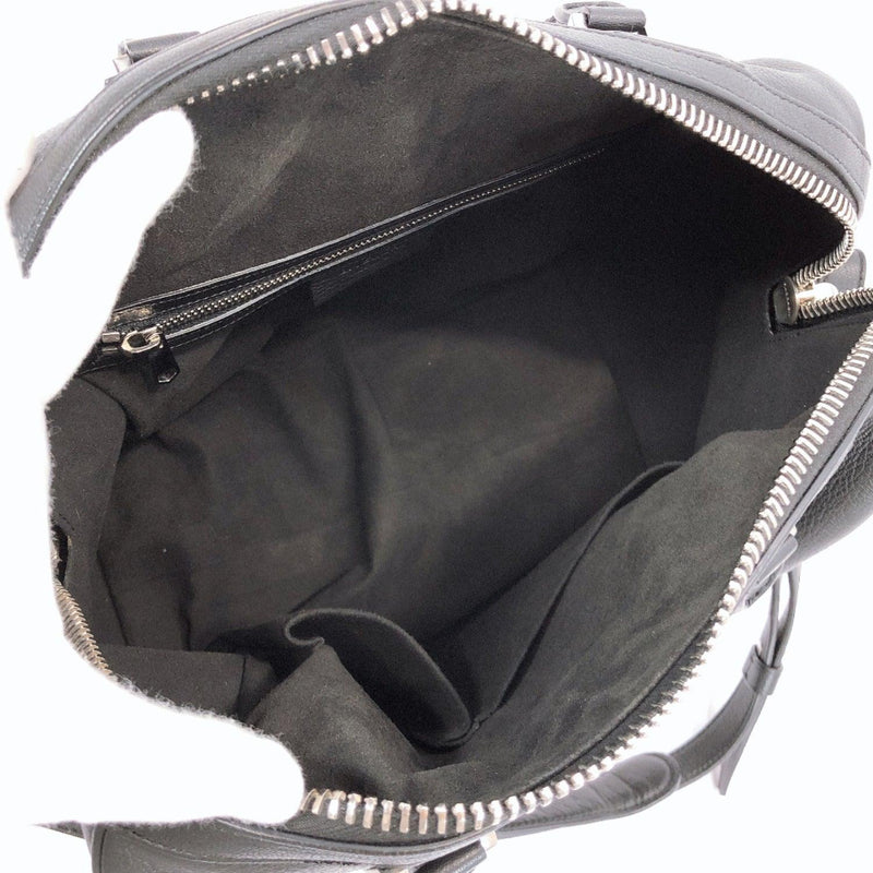 Givenchy Boston bag Lucrezia 2way leather black SilverHardware