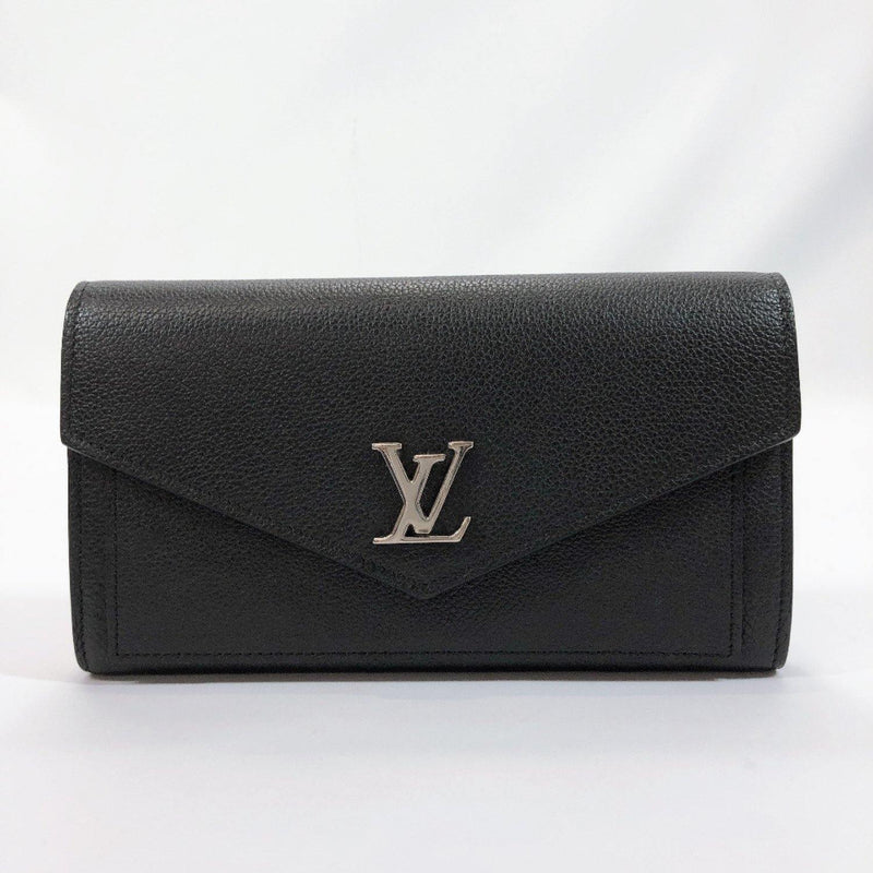 LOUIS VUITTON purse M62530 Portefeiulle My Rock Me Noir leather black –