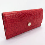 Furla purse leather Red Women Used - JP-BRANDS.com