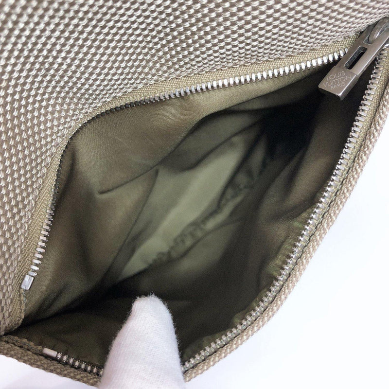 LOUIS VUITTON Shoulder Bag M93041 Sitadan Damier Jean Canvas khaki