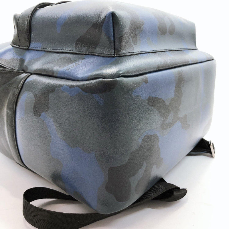 COACH Backpack Daypack PVC blue mens Used - JP-BRANDS.com