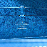 LOUIS VUITTON purse M41955 Zippy wallet Epi Leather blue Women Used - JP-BRANDS.com