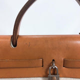 HERMES Handbag HerbagPM Tower ash/leather beige Women Used - JP-BRANDS.com