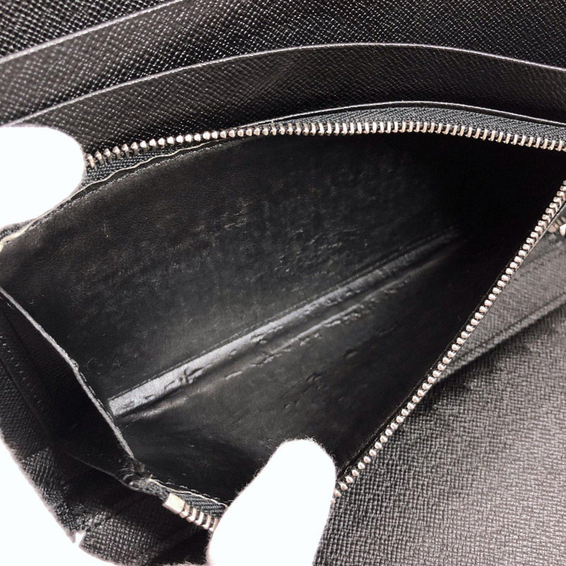 LOUIS VUITTON Clutch bag M30652 Organizer Atoll Travel case Taiga black mens Used - JP-BRANDS.com