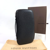 LOUIS VUITTON Clutch bag M30652 Organizer Atoll Travel case Taiga black mens Used - JP-BRANDS.com