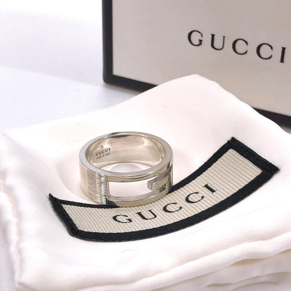 GUCCI Ring Silver925 16 Silver mens Used - JP-BRANDS.com
