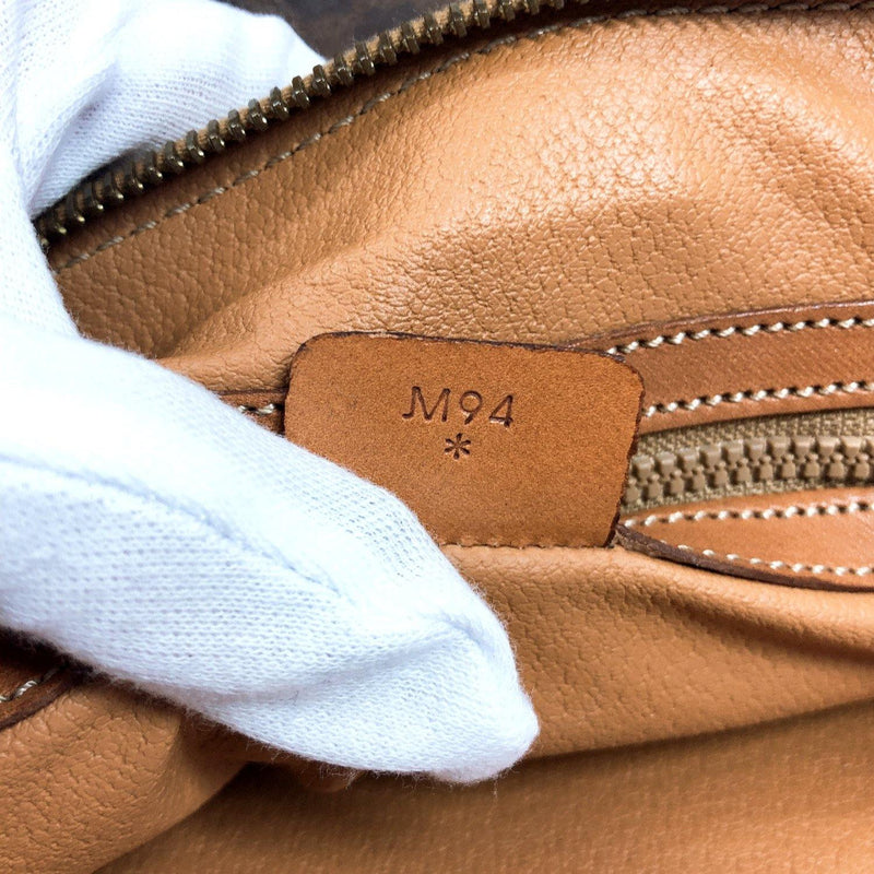 CELINE Shoulder Bag M94 Macadam Vintage 2way PVC Brown Women Used
