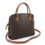 CELINE Handbag M96 Macadam Vintage 2way PVC Brown Women Used - JP-BRANDS.com