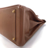 HERMES Handbag Birkin 35 Ardenne/Gold Hardware Brown □BCarved seal Women Used - JP-BRANDS.com