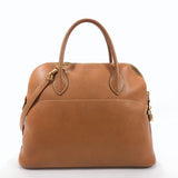 HERMES Handbag Bolide 35 Courchevel Brown 〇X Women Used - JP-BRANDS.com