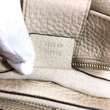 GUCCI Handbag 323660 Shopper Bamboo leather white Women Used - JP-BRANDS.com