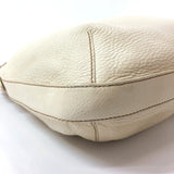 PRADA Shoulder Bag one belt leather white Women Used - JP-BRANDS.com