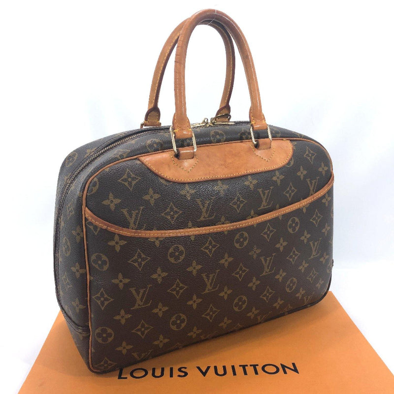 LOUIS VUITTON Handbag M47270 Deauville Monogram canvas/Leather Brown Women  Used