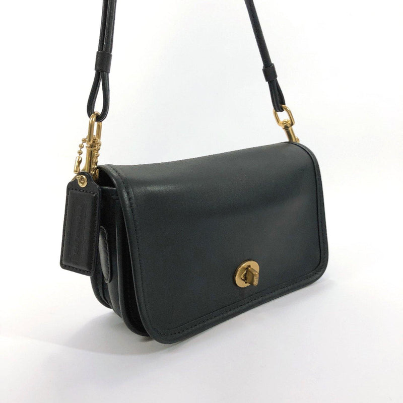 COACH Shoulder Bag 17994 leather black Women Used – JP-BRANDS.com