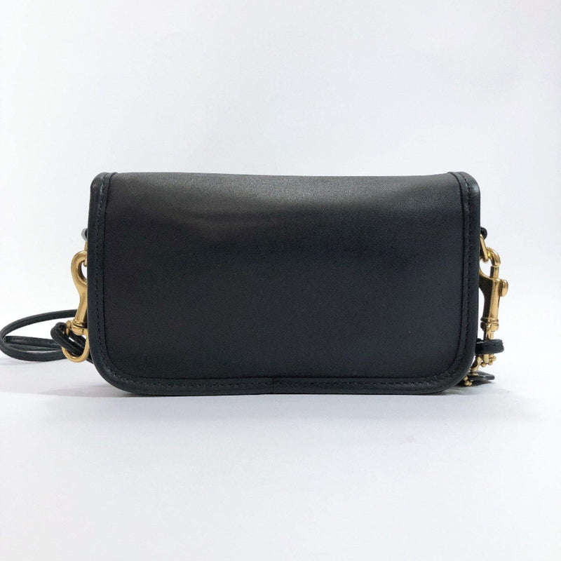 COACH Shoulder Bag 17994 leather black Women Used