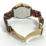 Michael Kors Watches MK-5038 quartz Stainless Steel/Synthetic resin Brown Gold Hardware Women Used