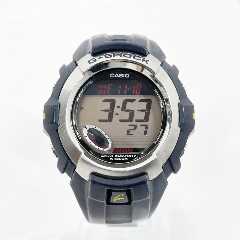 CASIO Watches G-3011 G-3000 Synthetic resin/Stainless Steel Navy yellow mens Used - JP-BRANDS.com