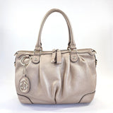 GUCCI Handbag 247902 GG charm leather Pink gold Women Used - JP-BRANDS.com