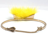 FENDI bracelet 2916 monster Bag bugs eye metal gold Women Used - JP-BRANDS.com