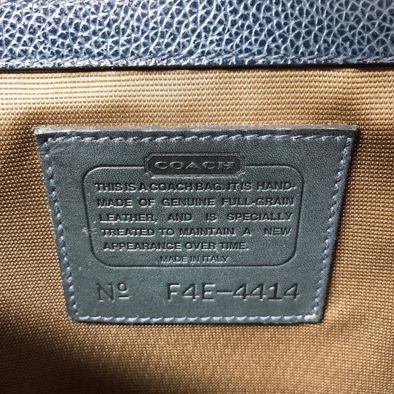 COACH Handbag 4414 Old coach Grain leather Navy Women Used - JP-BRANDS.com