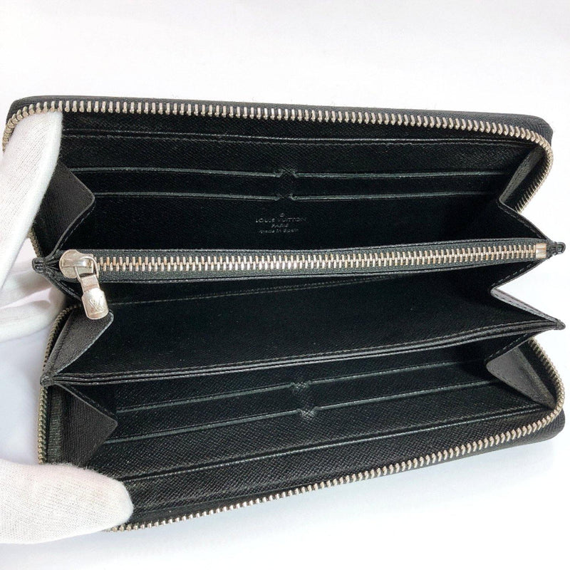LOUIS VUITTON purse M61857 Zippy wallet Epi Leather Black Black