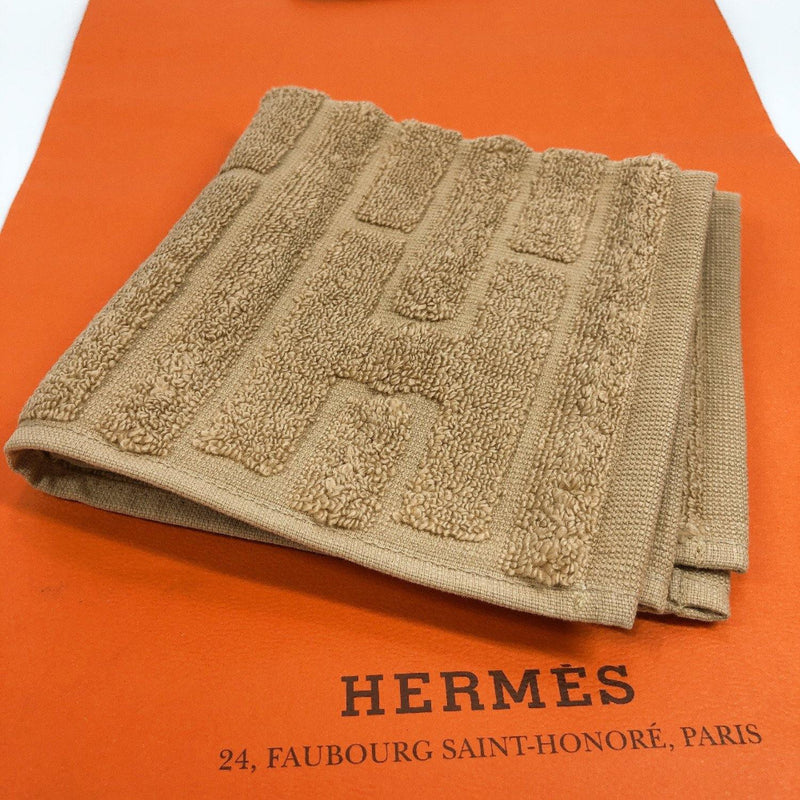 HERMES towel 101299M-17 labyrinth Hand towel cotton beige unisex New - JP-BRANDS.com