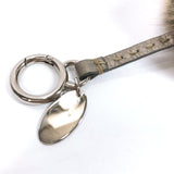 FENDI key ring Pom pom charm Celeria gray Black / beige Women Used - JP-BRANDS.com