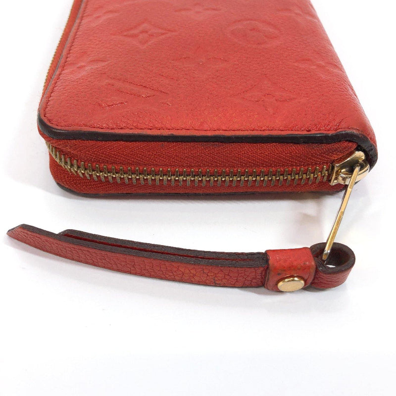 LOUIS VUITTON purse M60775 Zippy wallet Monogram unplant Red Women Used - JP-BRANDS.com