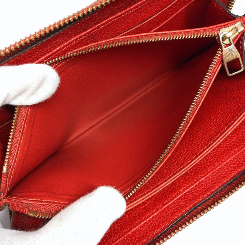 LOUIS VUITTON purse M60775 Zippy wallet Monogram unplant Red Women Used - JP-BRANDS.com