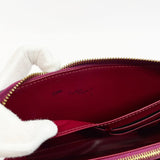 LOUIS VUITTON purse M91536 Zippy wallet Monogram Vernis wine-red Women Used - JP-BRANDS.com