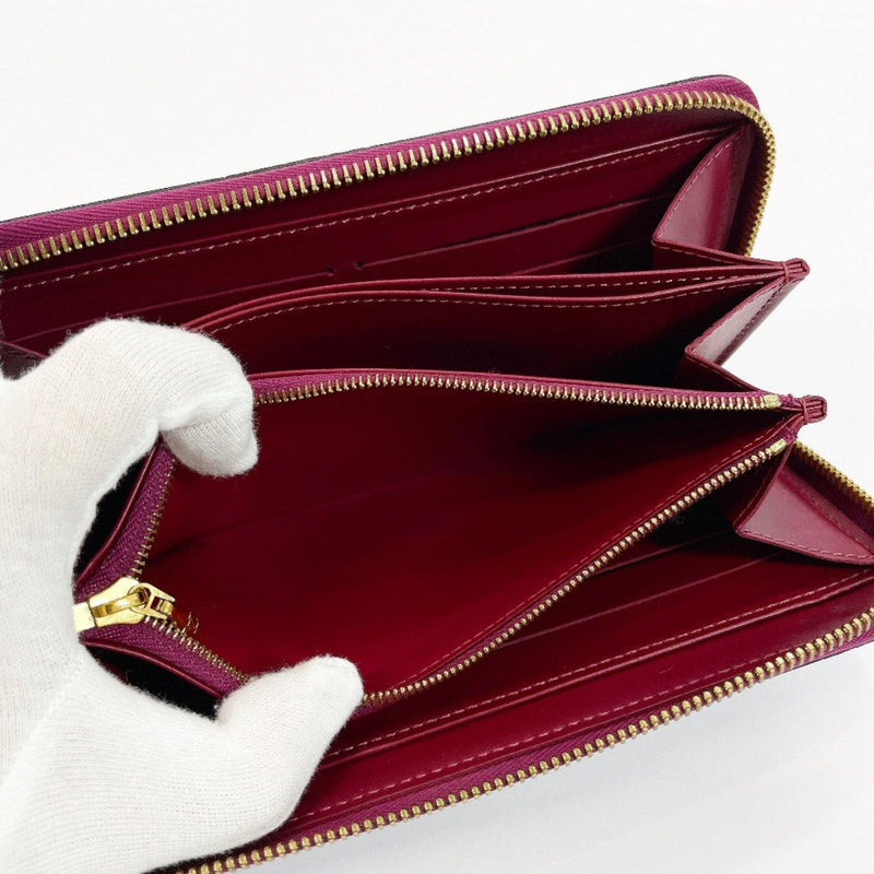 LOUIS VUITTON purse M91536 Zippy wallet Monogram Vernis wine-red Women Used - JP-BRANDS.com