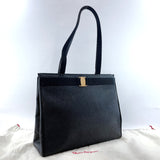 Salvatore Ferragamo Tote Bag EF-21 Vala leather black Women Used