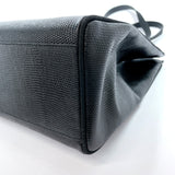 Salvatore Ferragamo Tote Bag EF-21 Vala leather black Women Used