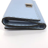 FENDI purse 8M0308 Celeria Peekaboo leather blue Women Used - JP-BRANDS.com
