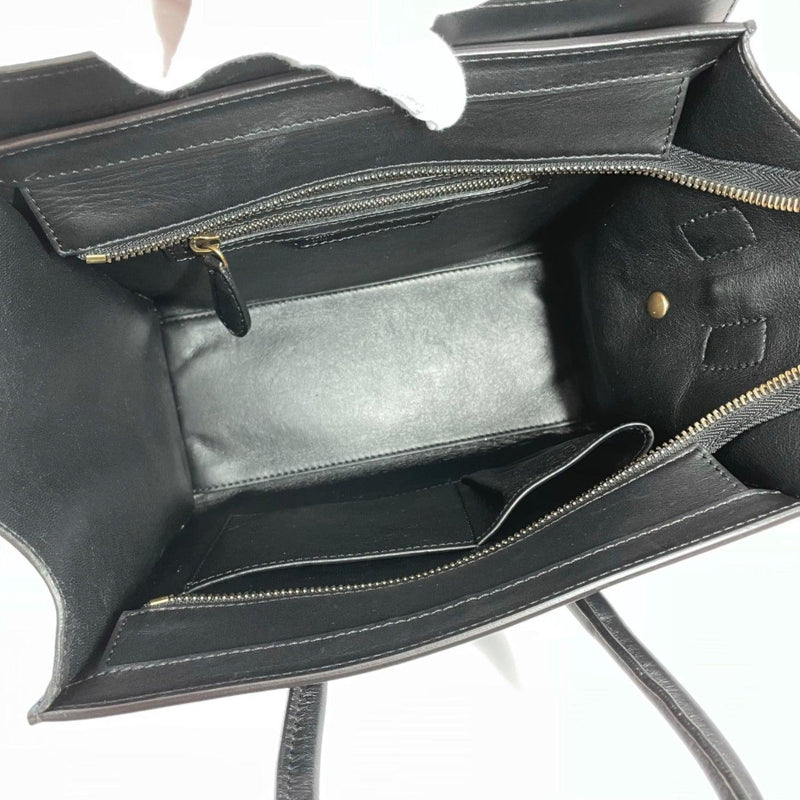 CELINE Handbag 167794NSE.07SU Luggage shopper micro leather blue Women Used - JP-BRANDS.com