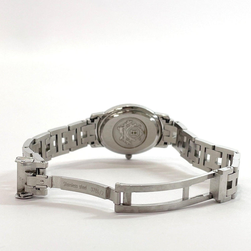 HERMES Watches C01.210 Clipper Oval quartz metal Silver Women Used - JP-BRANDS.com