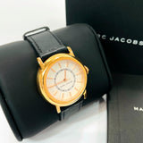 MARC JACOBS Watches MJ1450 Courtney Stainless Steel/leather gold Black Women Used