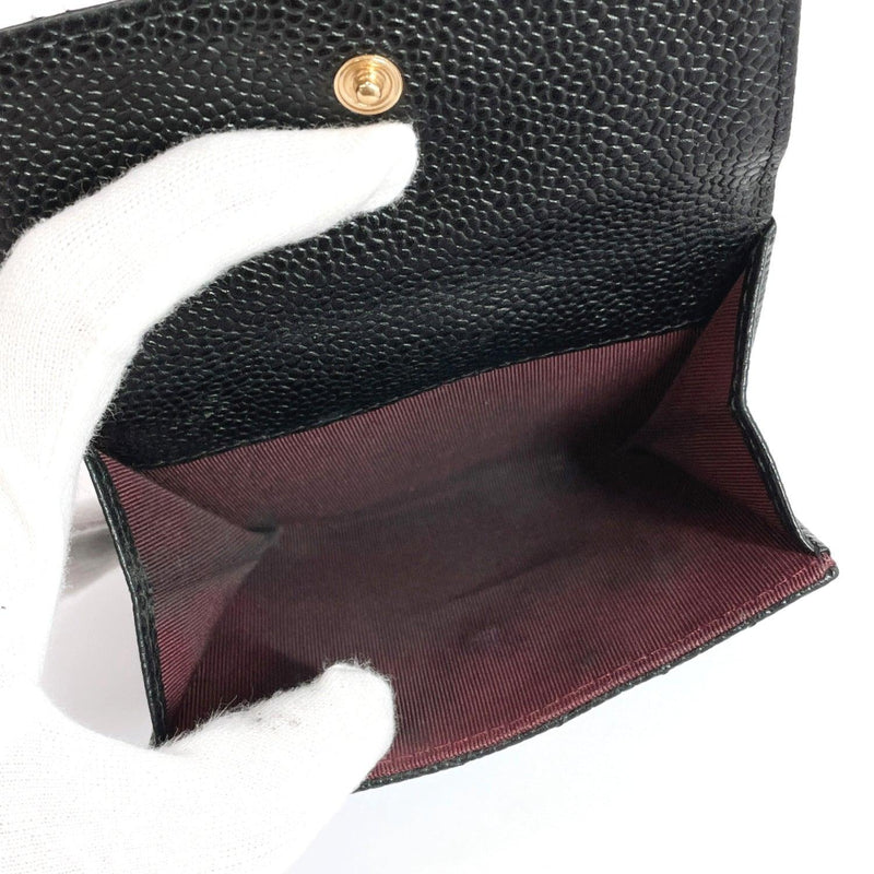 CHANEL wallet A48980 Matelasse Double Sided Matt caviar skin black Women Used - JP-BRANDS.com