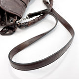 MIUMIU Shoulder Bag Materasse 2WAY leather/SilverHardware Brown Women Used