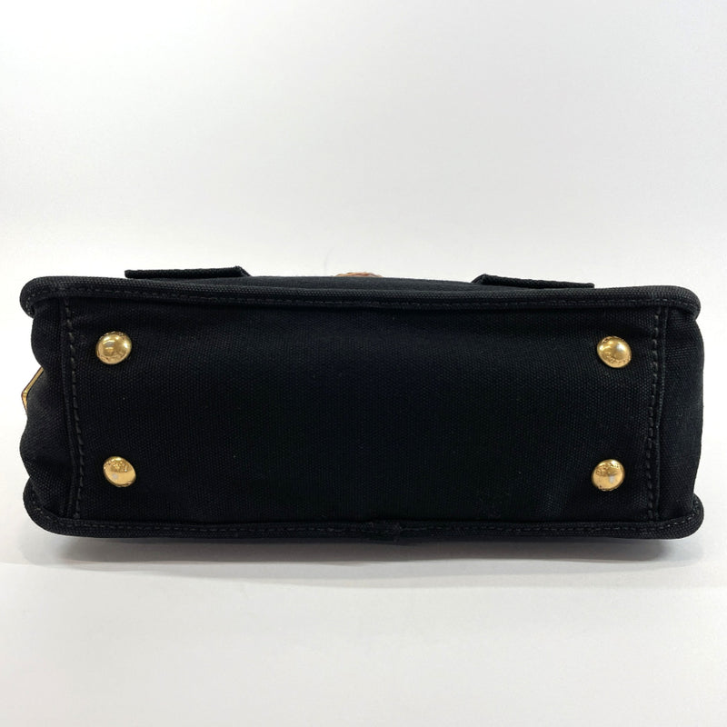 PRADA Handbag BN2119 2WAY canvas/leather black Women Used