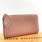 LOUIS VUITTON purse M60148 Portefeiulle Comet Parnasea leather pink Women Used - JP-BRANDS.com
