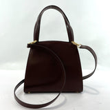 CELINE Handbag F/03 2WAY Vintage leather Brown Women Used - JP-BRANDS.com
