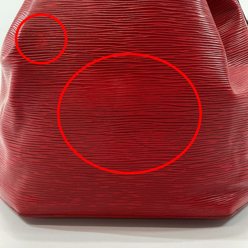 LOUIS VUITTON Shoulder Bag M80197 Sac DePaul Epi Leather Red Castilian red Women Used