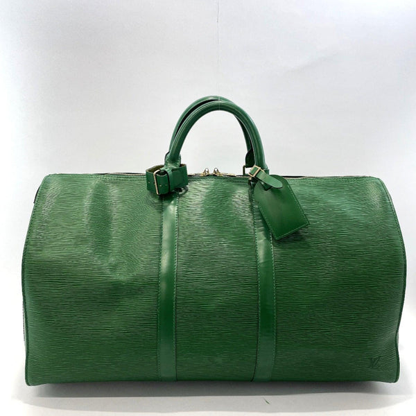 LOUIS VUITTON Boston bag M42964 Keepall 50 Epi Leather green Women Used - JP-BRANDS.com