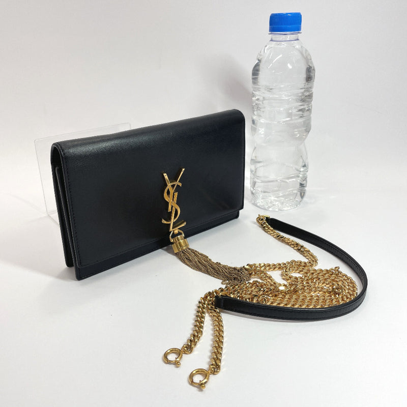 Brand New Saint Laurent Kate Medium Chain Bag / Black Leather / Gold YSL