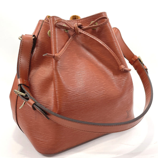 LOUIS VUITTON Shoulder Bag M44108 Petit Noe Epi Leather Brown Women Used