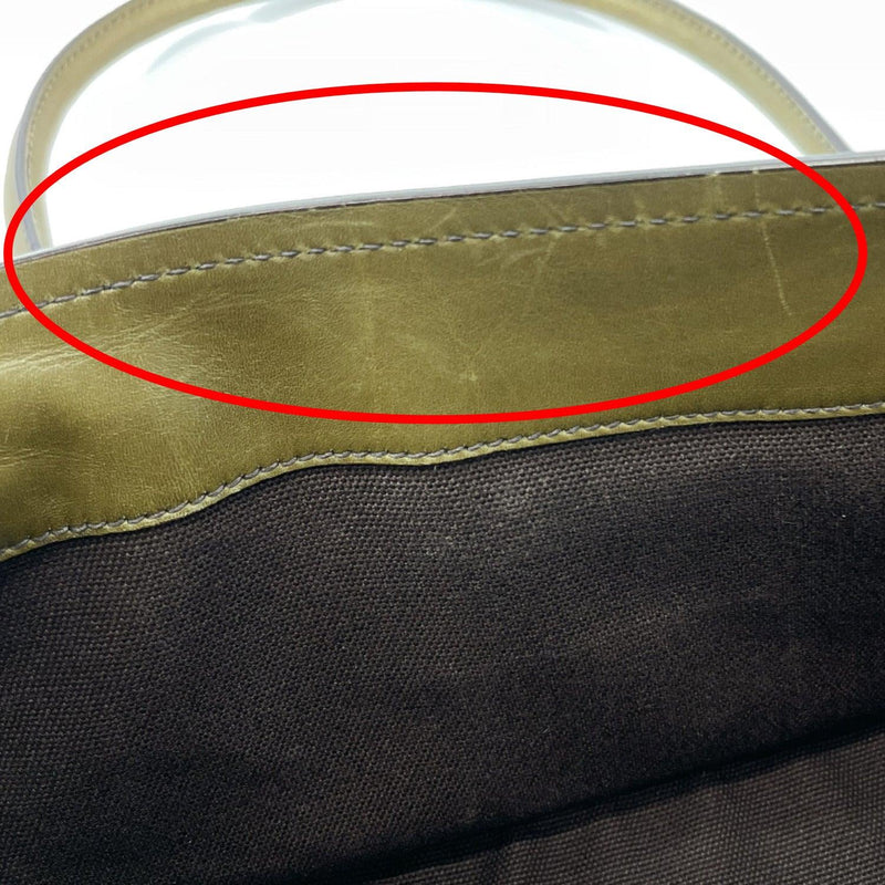 JIL SANDER Handbag leather green Women Used - JP-BRANDS.com