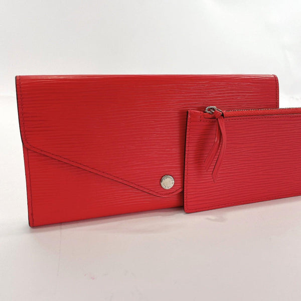 LOUIS VUITTON purse M60848 Portefeiulle Josephine Epi Leather Red Women Used - JP-BRANDS.com
