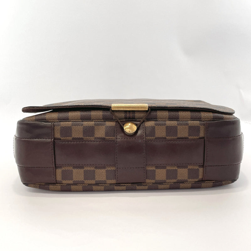 Louis Vuitton Vintage Damier Ebene Bastille Messenger Bag - Brown